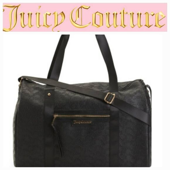 Juicy Couture Logo Rosie Weekender- Liquorice - Picture 1 of 9